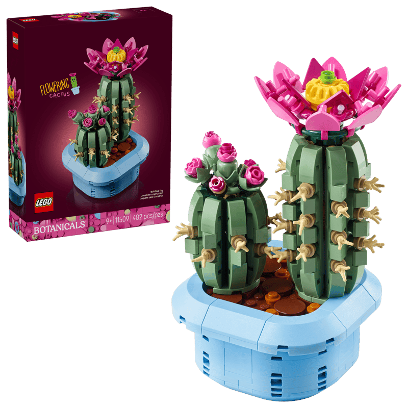 Flowering Cactus Lego Set