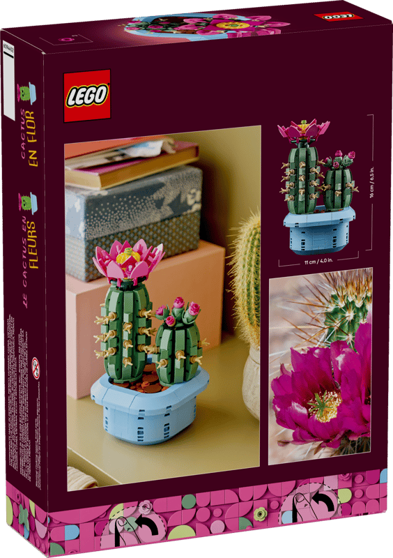 Flowering Cactus Lego Set