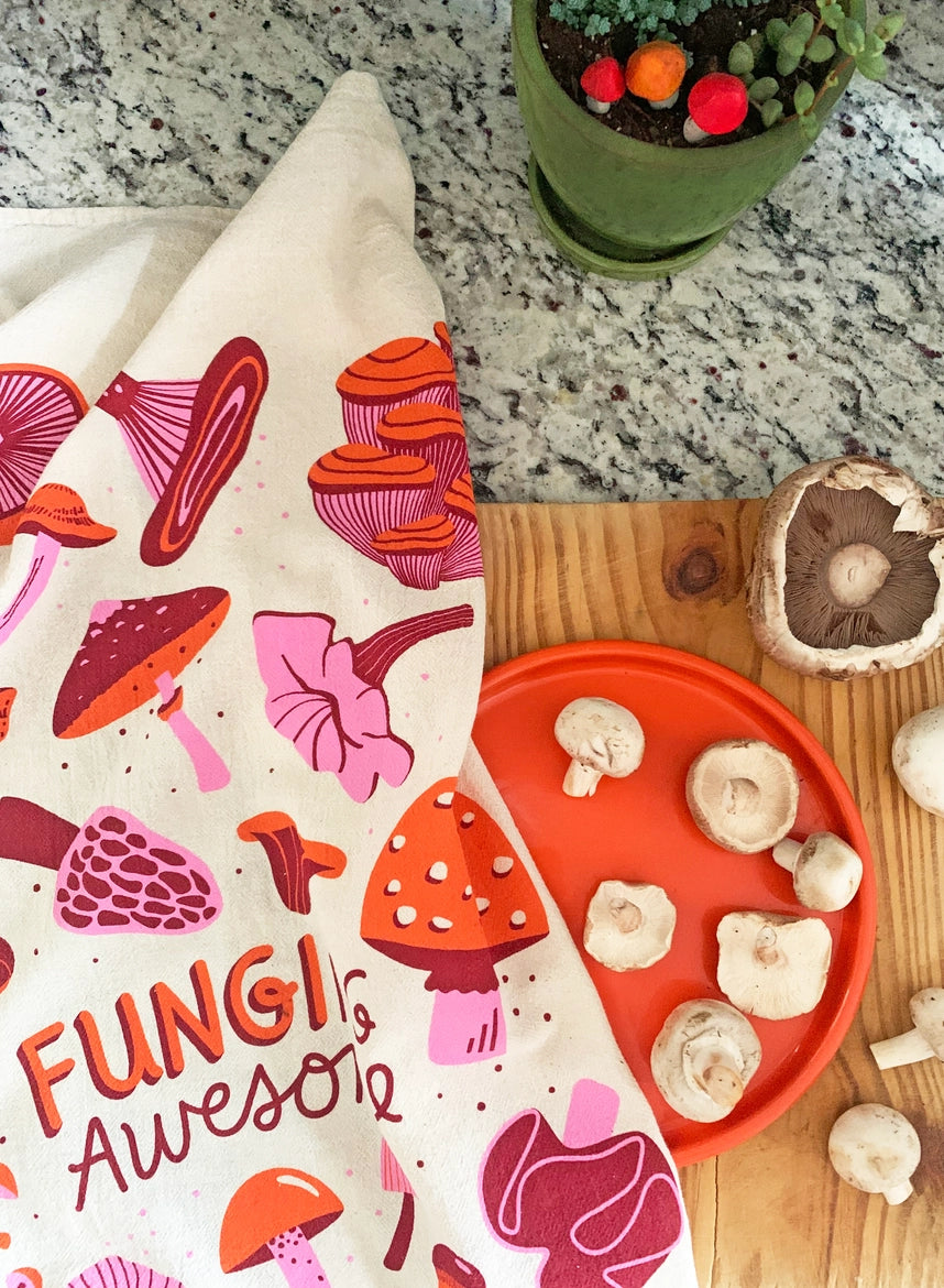 Fungi Tea Towel