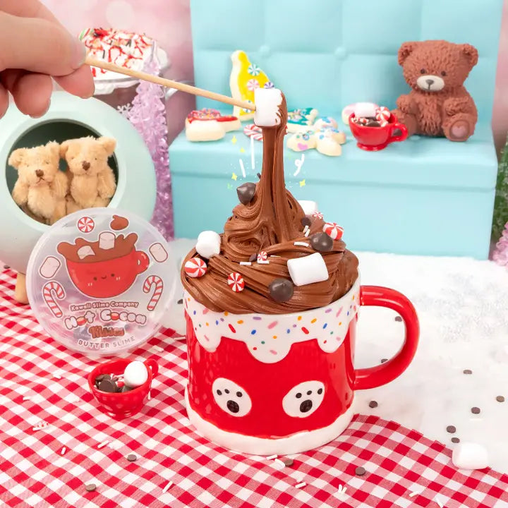 Hot Cocoa Kisses Butter Slime