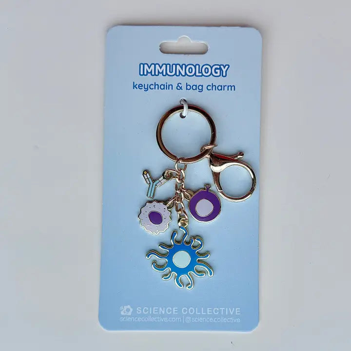 Immune Cells Keychain