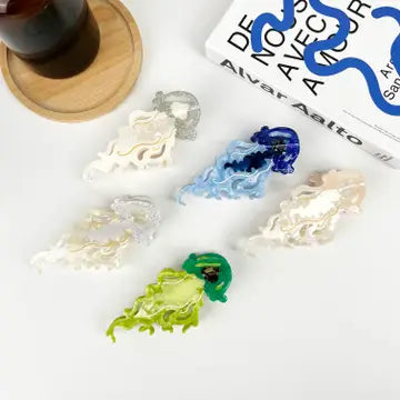 Jellyfish Hair Claw Clip