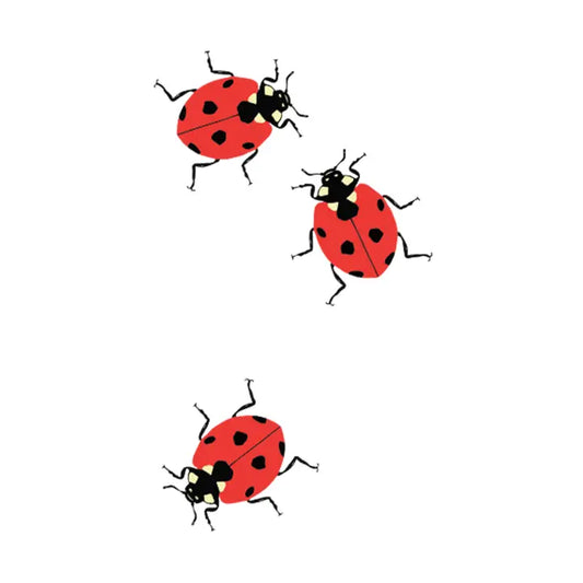 Ladybugs Tattoo Pair