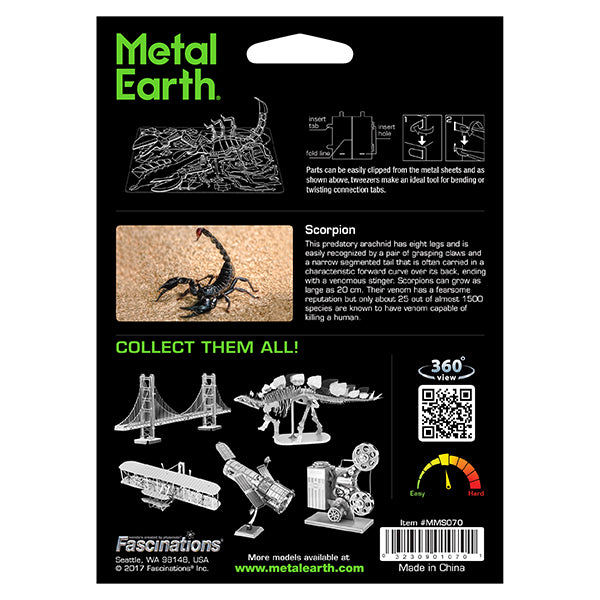 Metal Earth Scorpion Model