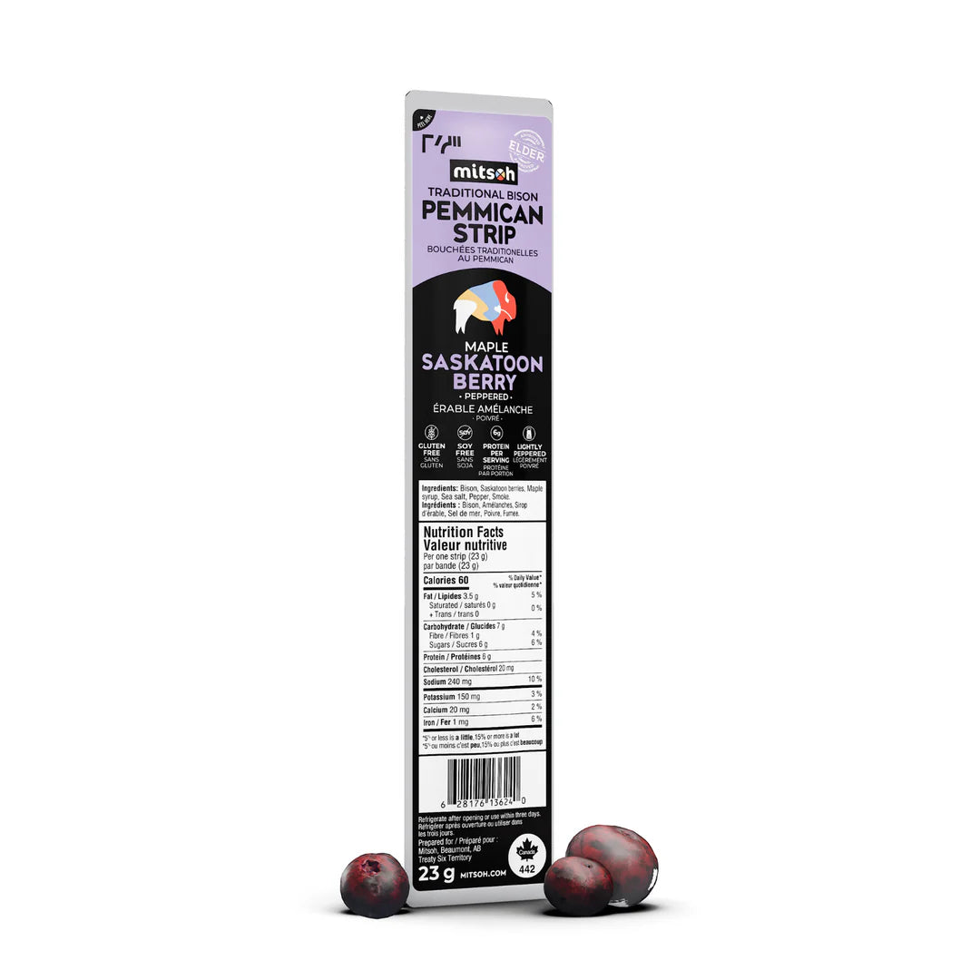 Maple Saskatoon Berry Strips