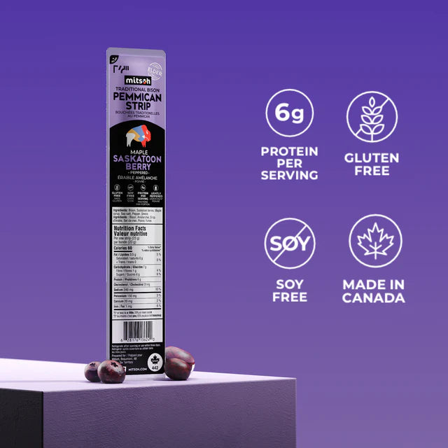 Maple Saskatoon Berry Strips