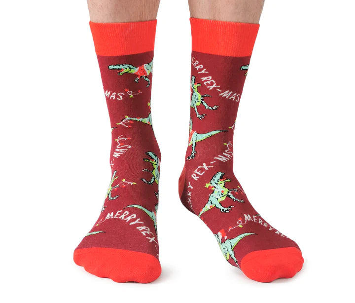 Merry Rex-Mas Socks