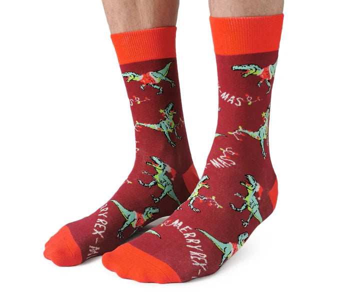 Merry Rex-Mas Socks