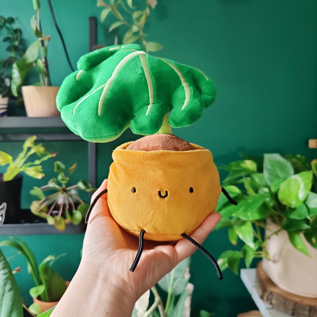 Mochie Monstera Plant Plush