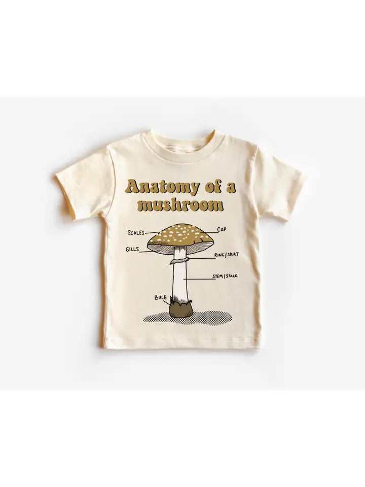 Kid's Mushroom Anatomy T-Shirt