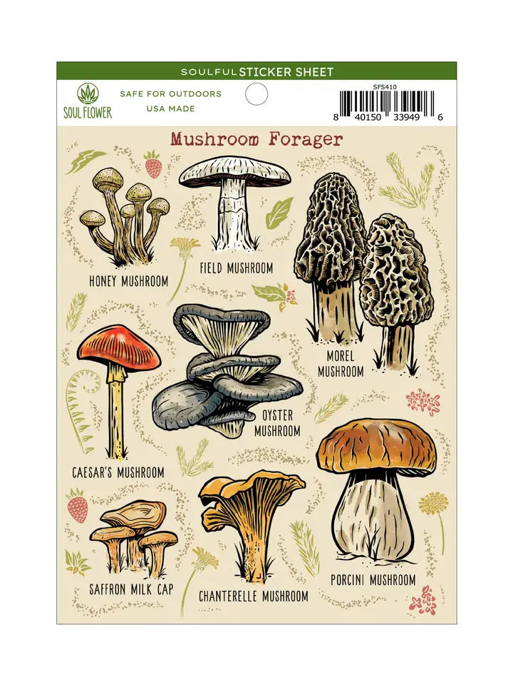 Mushroom Forager Stickers