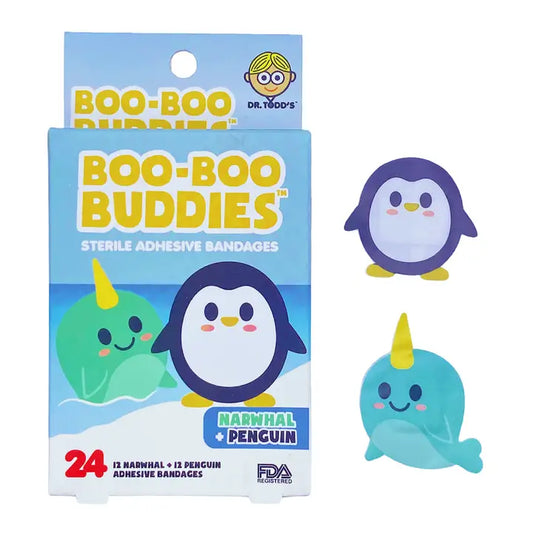 Narwhal & Penguin Bandages