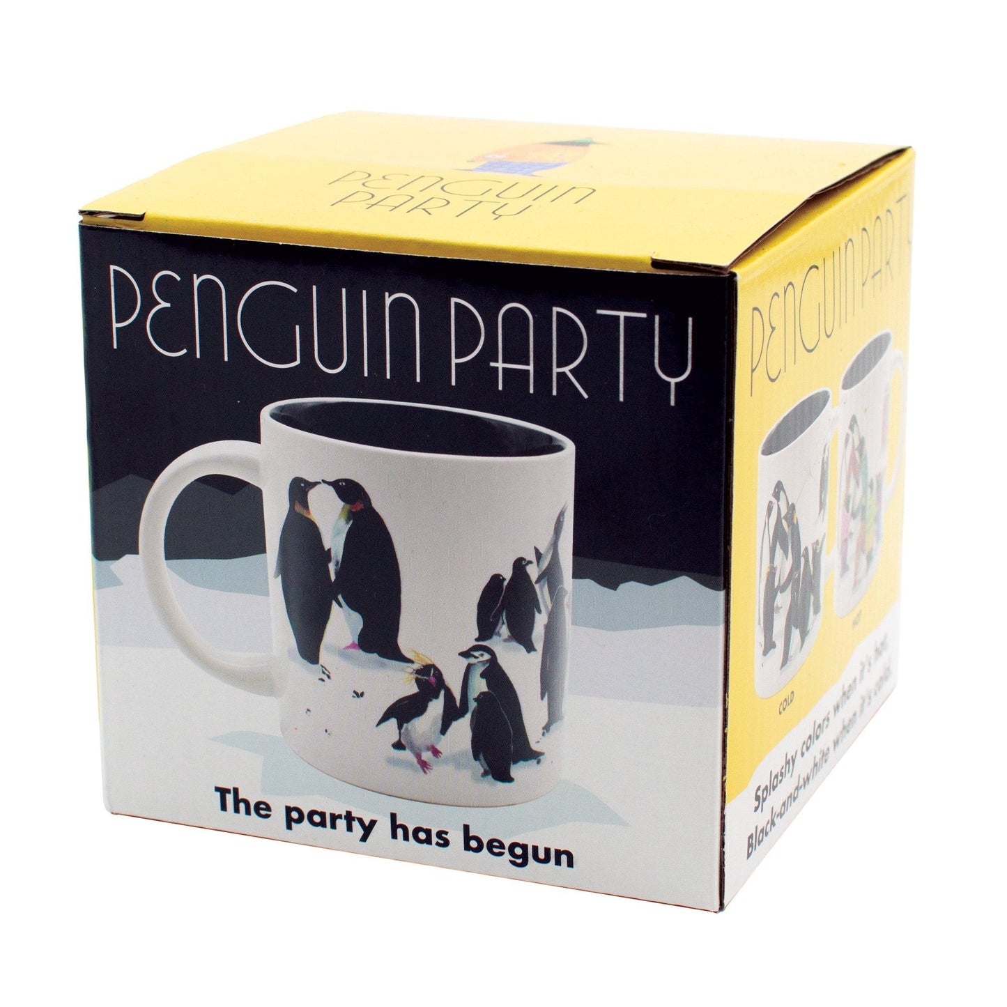 Penguin Party Heat Change Mug