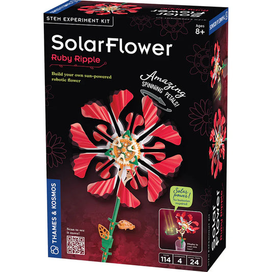Ruby Ripple Solar Flower