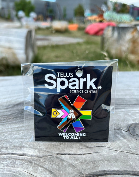 Spark Welcoming to All Pin