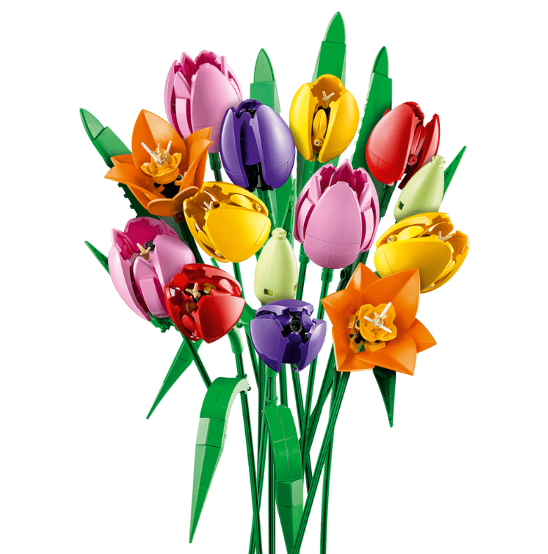 Tulip Bouquet Lego Set