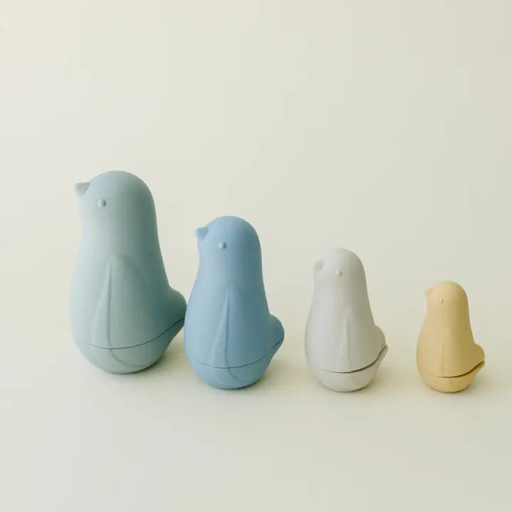 Silicone Nesting Penguin Set