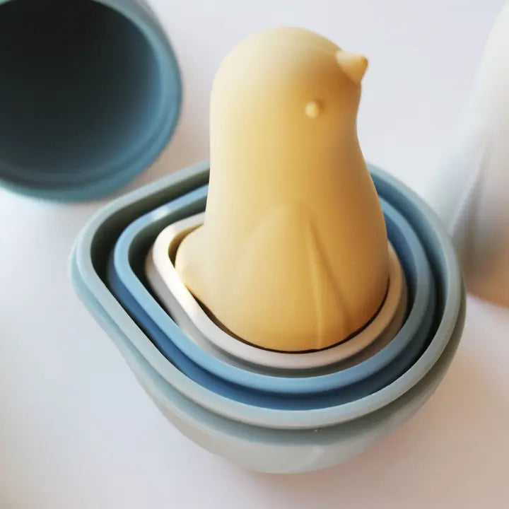 Silicone Nesting Penguin Set