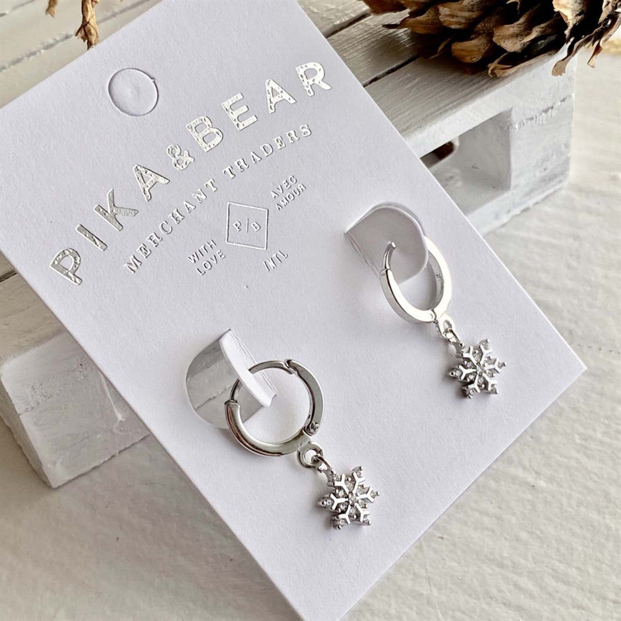 Silver Norquay Hoop Earring