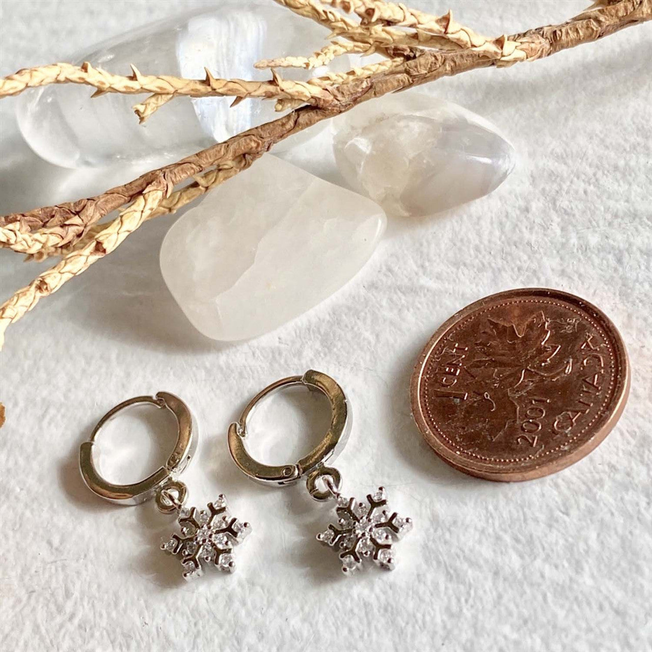 Silver Norquay Hoop Earring