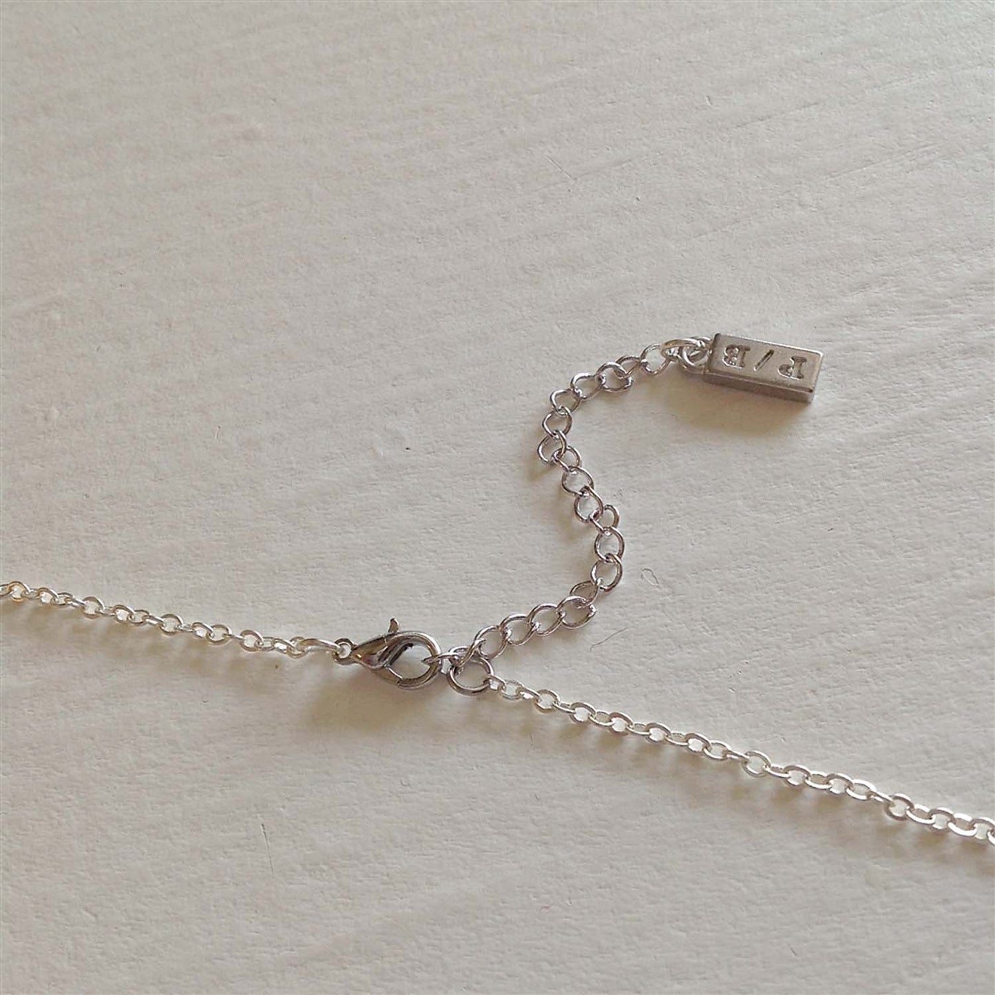 Silver Snail Charm Necklace