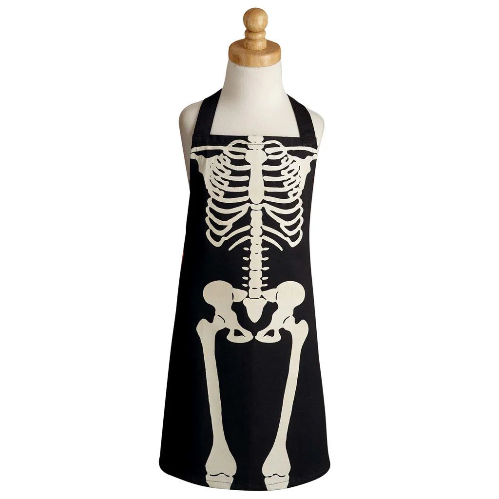 Skeleton Chef's Apron Kids