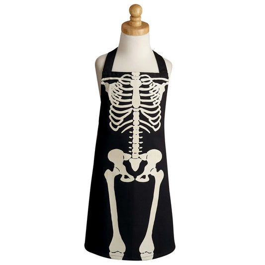 Skeleton Chef's Apron Kids