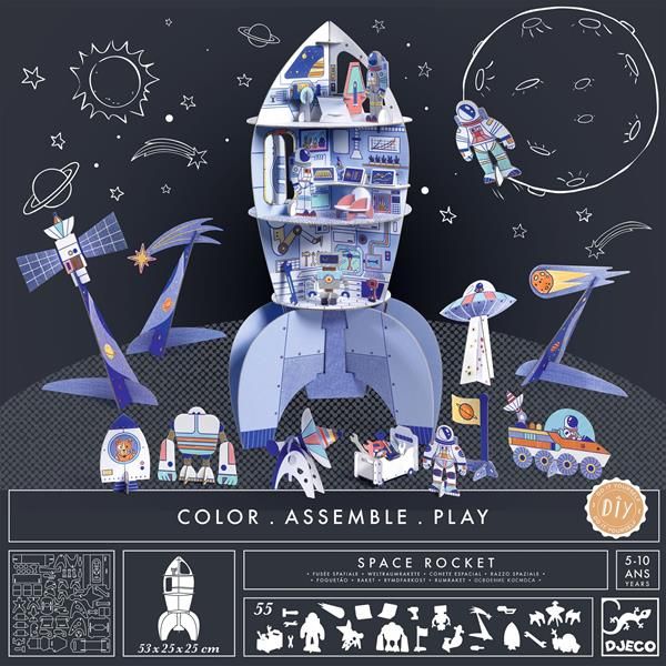 Space Rocket Color Assemble – TELUS Spark Store