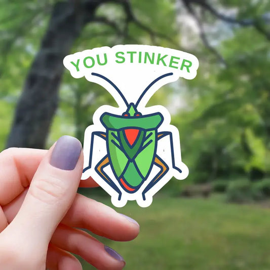 You Stinker 3" Insect Pun Sticker
