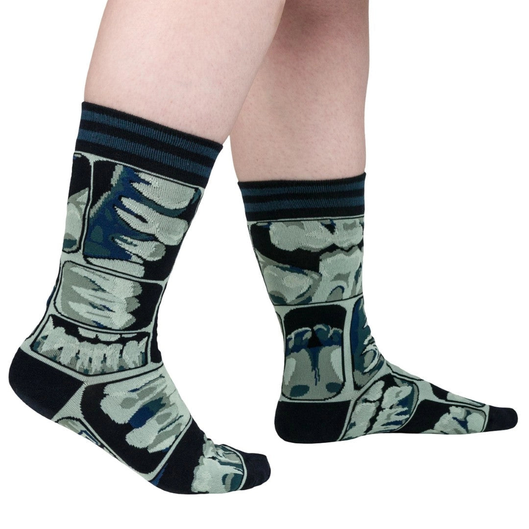 Teeth X-Ray Crew Socks