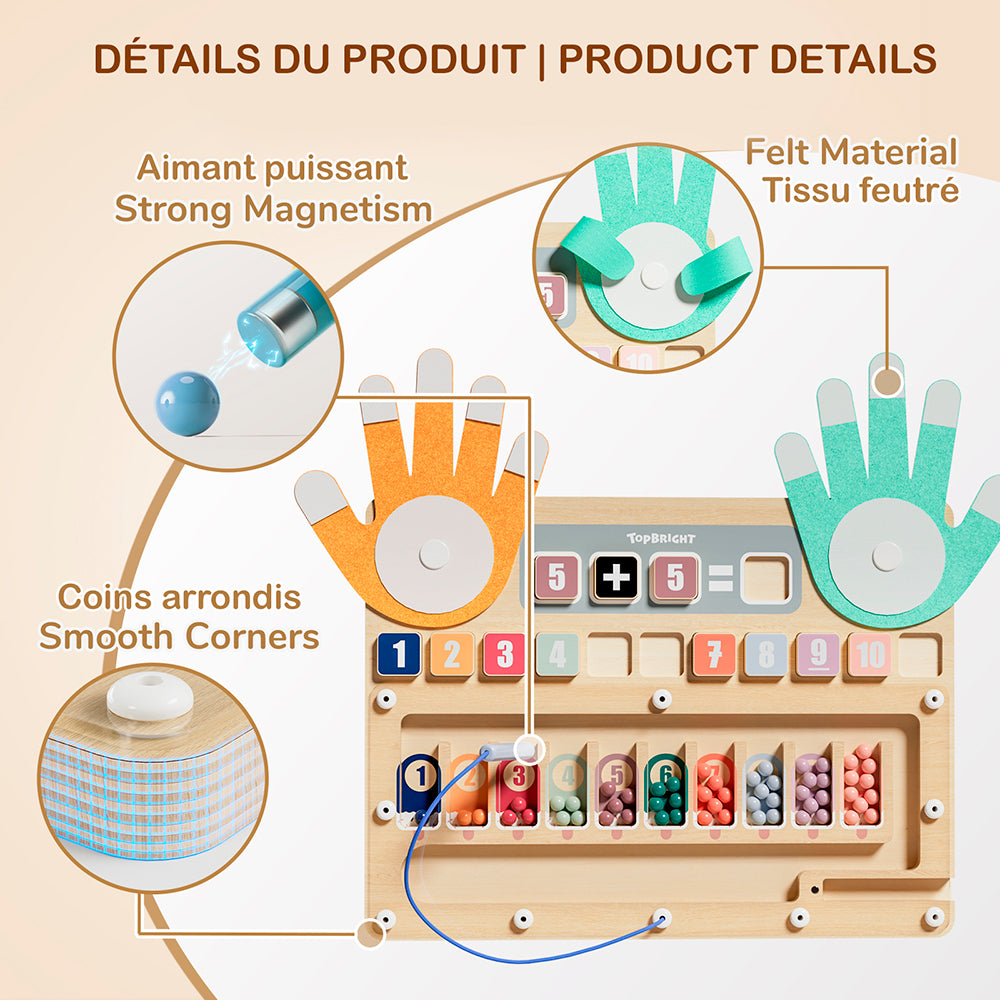 Top Bright Finger & Bead Math