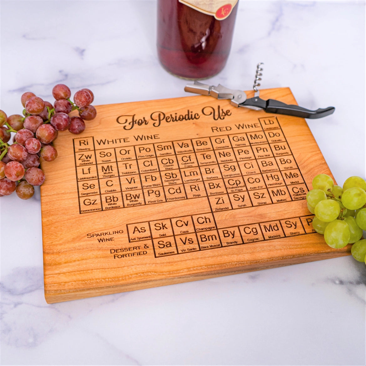 Wine Periodic Table Board