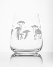 Load image into Gallery viewer, Poisonous Mushrooms Wine Glass
