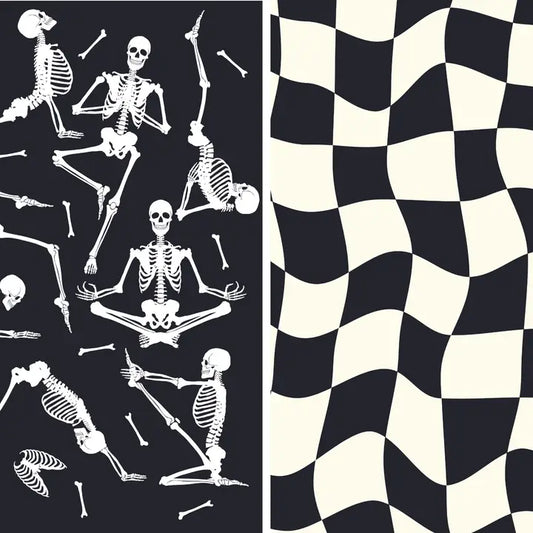 Yoga Bones Tea Towel