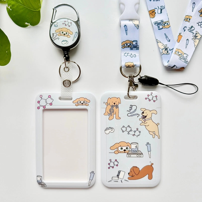 Biochemistry Dogs Card Holder