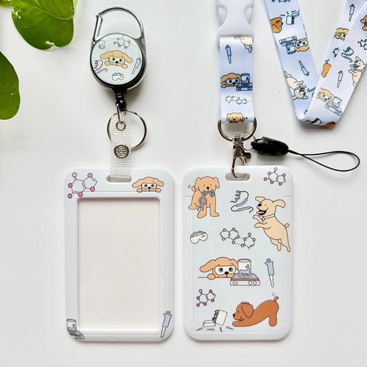 Biochemistry Dogs Card Holder
