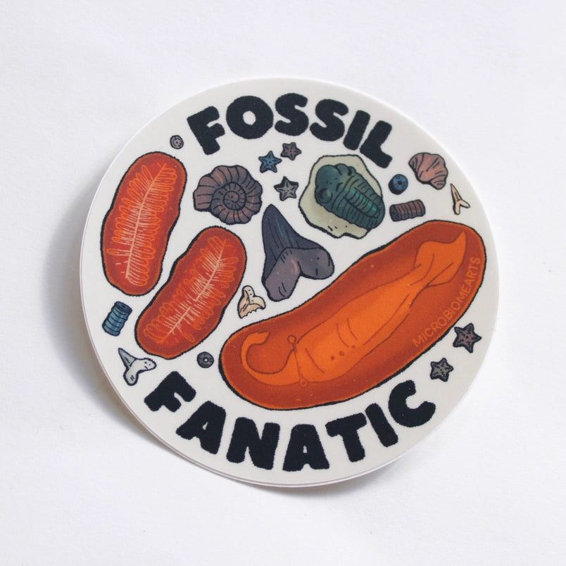 Fossil Fanatic Sticker