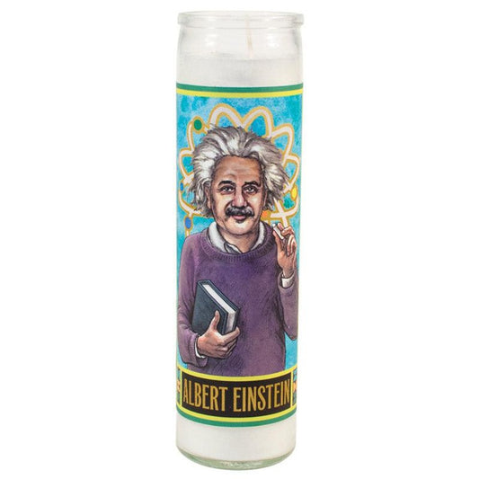 Albert Einstein Saint Candle