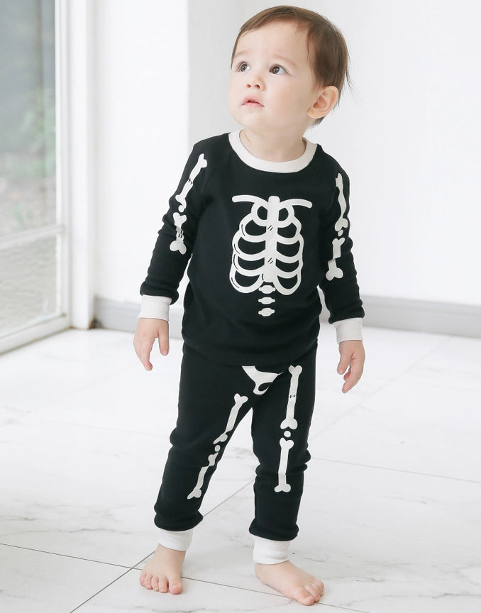 Kids Skeleton PJ Set