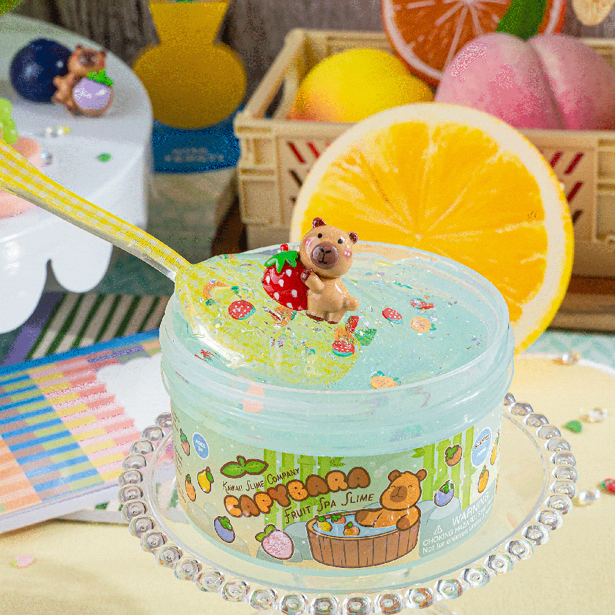 Capybara Fruit Spa Slime