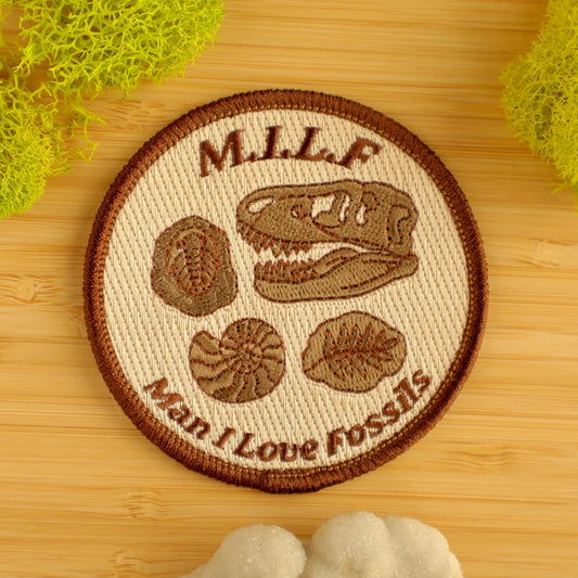 Man I Love Fossils Patch
