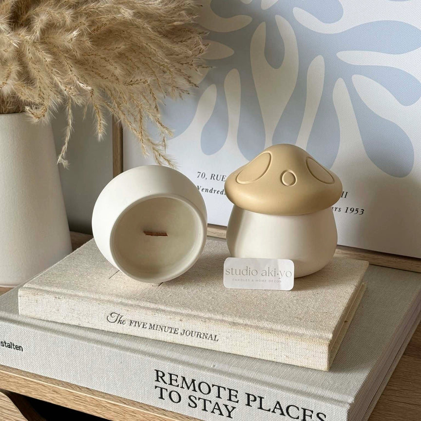 Harvest Scent Mushroom Candle