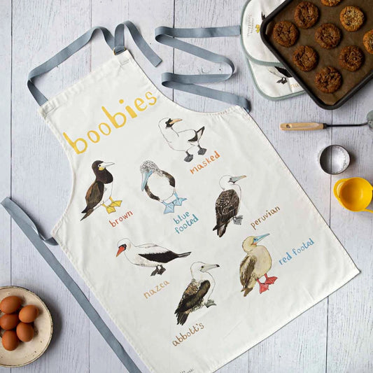 Boobies Bird Cotton Apron