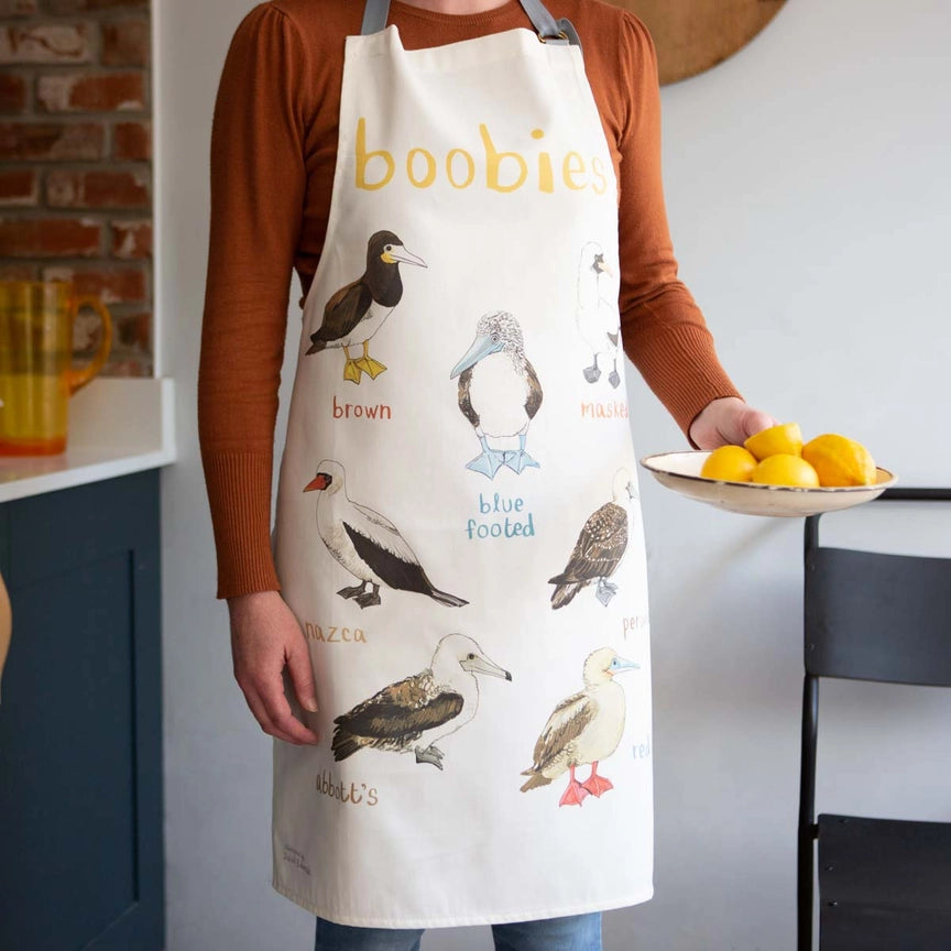 Boobies Bird Cotton Apron