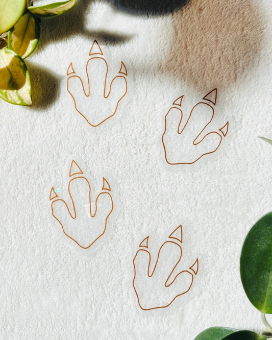 Dino Tracks Mini Suncatcher