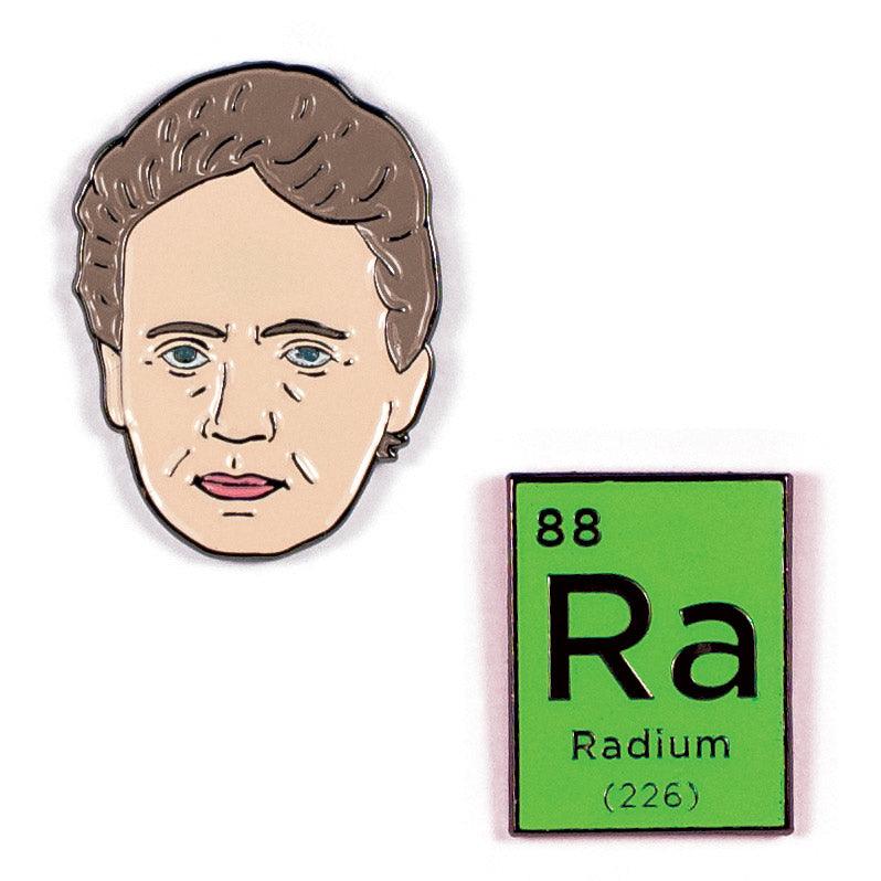 Curie & Radium Pins