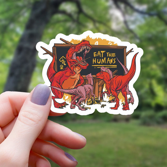 Eat Humans Sticker