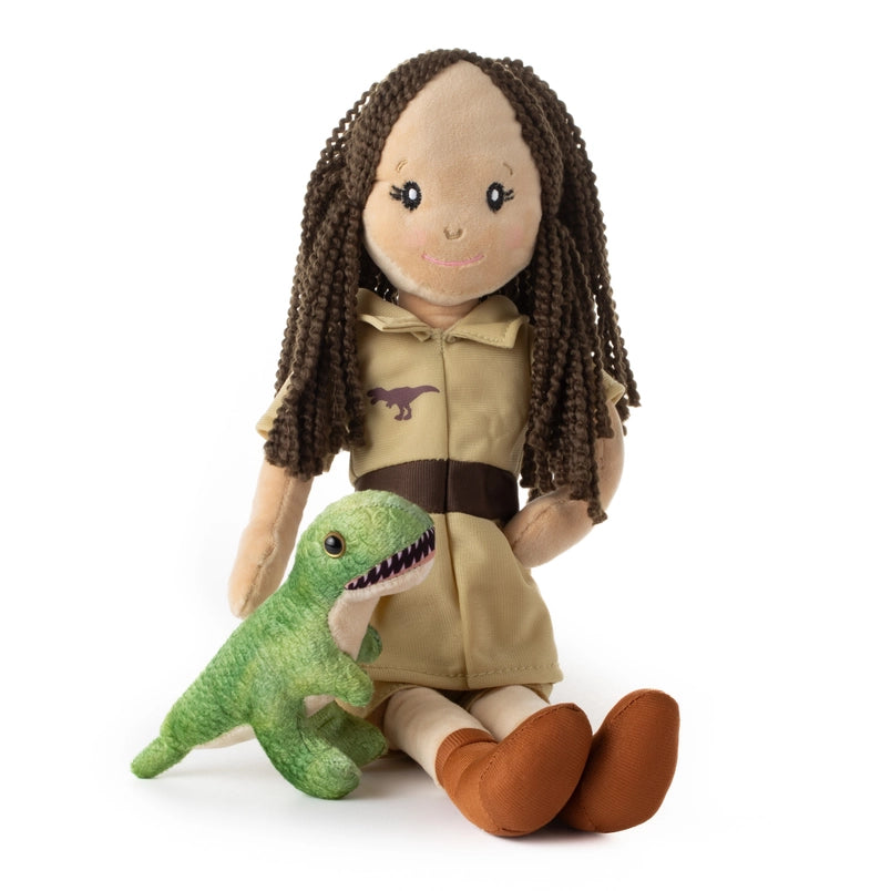 Dino Paleontologist Doll 17"
