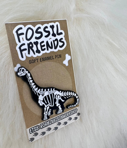 Brachiosaurus Soft Enamel Pin