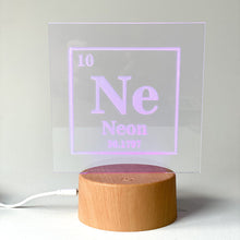 Load image into Gallery viewer, Periodic Table Element Desk LED Light | Neon or Phosphorous
